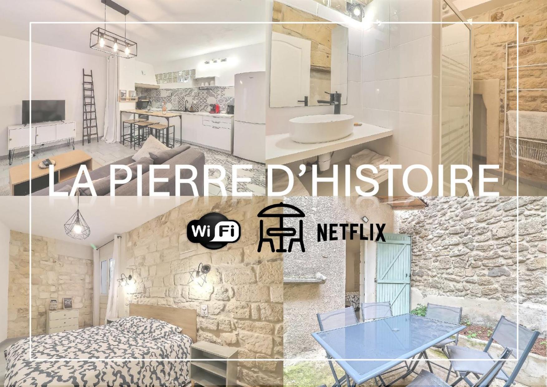 Hyper Centre Terrasse Wifi La Pierre D'Histoire Διαμέρισμα Beaucaire  Εξωτερικό φωτογραφία